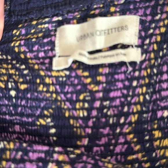 URBAN OUTFITTERS | Culotte Boho Printed Smocked Jumpsuit S - Picture 10 of 12